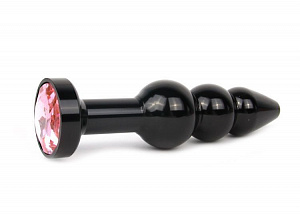 Тройная металлическая пробка с кристаллом