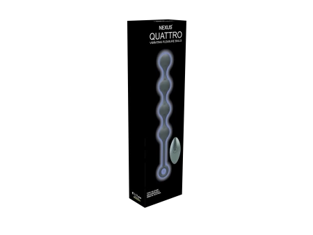 Большая анальная цепочка Nexus Quattro с вибрацией и пультом управления