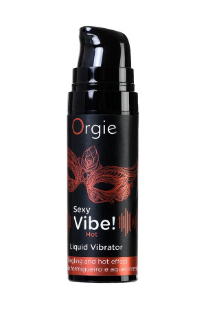 Жидкий вибратор ORGIE Sexy Vibe Hot с эффектом тепла и вибрации, 15 мл Жидкий вибратор ORGIE Sexy Vibe Hot с эффектом тепла и вибрации, 15 мл