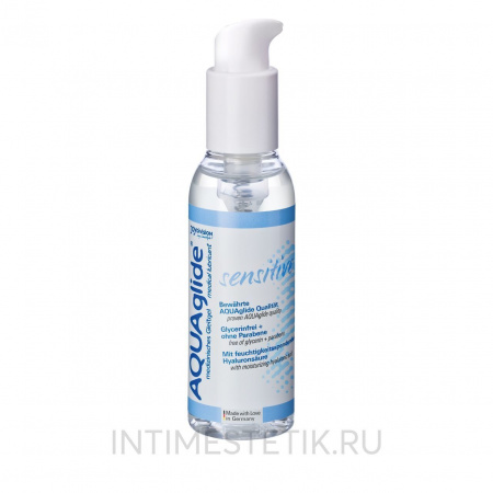 Гель-смазка AQUAGlide sensitive 125мл с гиалуроновой кислотой
