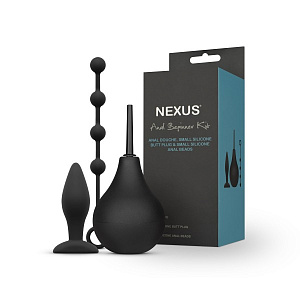 NEXUS Anal Beginner Kit - набор для первого анального опыта (анальный душ + бусы + пробка) NEXUS Anal Beginner Kit - набор для первого анального опыта (анальный душ + бусы + пробка)