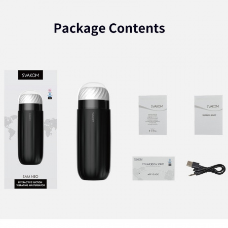 Svakom Sam NEO - автоматический мастурбатор с приложением на телефон