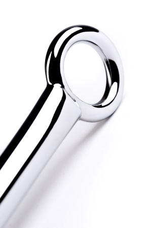 Анальный крюк для подвешивания Metal by TOYFA с двумя шариками Анальный крюк для подвешивания Metal by TOYFA с двумя шариками