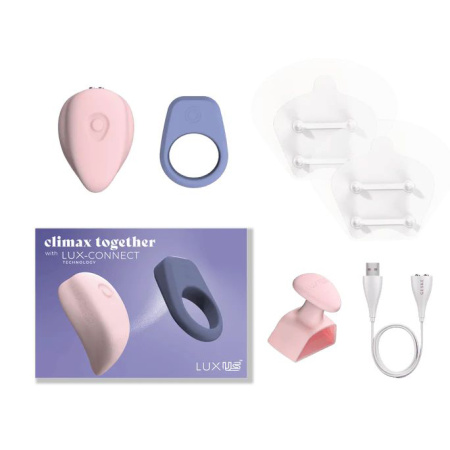 Набор Kiiroo Luxus: интерактивный вибратор LuxHer + эрекционное кольцо LuxHim