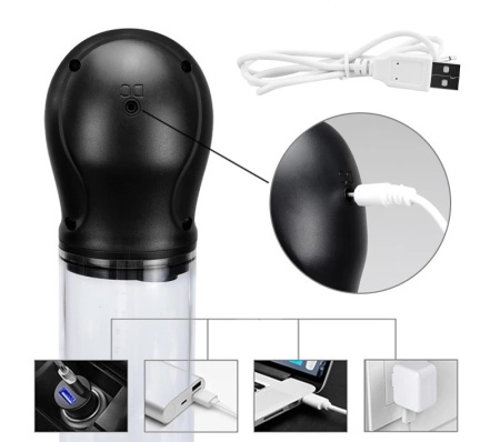 Автоматическая помпа Devi с экраном (перезаряжаемая)