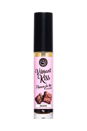 Блеск для губ с виброэффектом SECRET PLAY VIBRANT KISS BROWNIE (Брауни) Блеск для губ с виброэффектом SECRET PLAY VIBRANT KISS BROWNIE (Брауни)