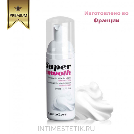 Нежнейший лубрикант-пенка SUPER SMOOTH - MOUSSE LUBRIFIANTE, 50 мл