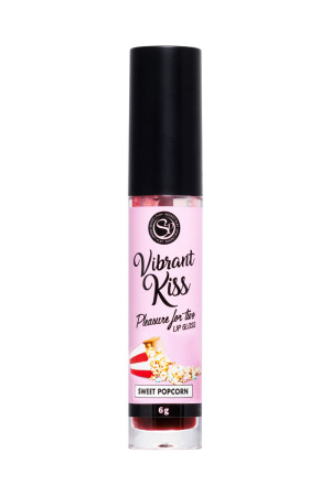 Блеск для губ с виброэффектом SECRET PLAY VIBRANT KISS SWEET POPCORN (Карамельный попкорн) Блеск для губ с виброэффектом SECRET PLAY VIBRANT KISS SWEET POPCORN (Карамельный попкорн)