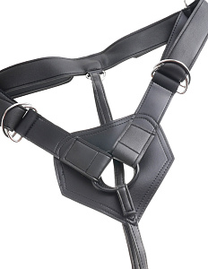Strap-On Harness King Cock 7 - страпон со съемной насадкой на регулируемых ремнях Strap-On Harness King Cock 7 - страпон со съемной насадкой на регулируемых ремнях
