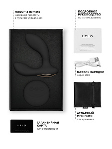 Lelo Hugo 2 Remote - массажер простаты с пультом ДУ Lelo Hugo 2 Remote - массажер простаты с пультом ДУ