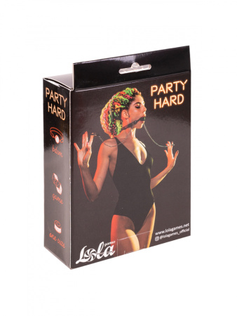 Кляп с зажимами на соски и замочком PARTY HARD HENTAI Кляп с зажимами на соски и замочком PARTY HARD HENTAI