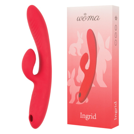 Вибратор тройной Woma Ingrid/JOS Enila с нагревом и вакуумной стимуляцией