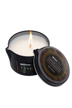 Массажная свеча-афродизиак для женщин NATURAL INSTINCT VANILLA, 70 мл