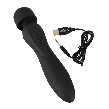 XouXou E-Stim Wand - двусторонний вибратор-ванд с электростимуляцией XouXou E-Stim Wand - двусторонний вибратор-ванд с электростимуляцией
