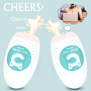 Мастурбатор-вагина Magic cat ANNIE