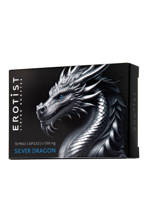 Капсулы Erotist SILVER DRAGON для усиления эрекции, 10 капсул