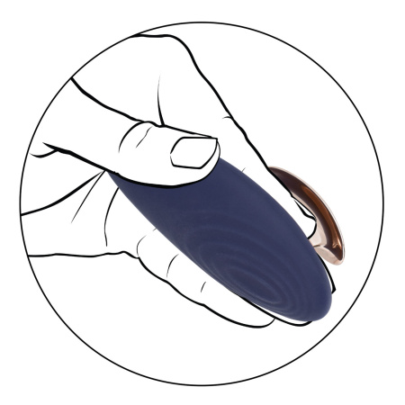 Изящный мини-вибратор на пальцы CHIC VIOLET