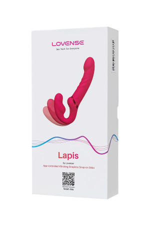 Страпон безремневой LOVENSE Lapis с тройной стимуляцией и с мобильным управлением Страпон безремневой LOVENSE Lapis с тройной стимуляцией и с мобильным управлением