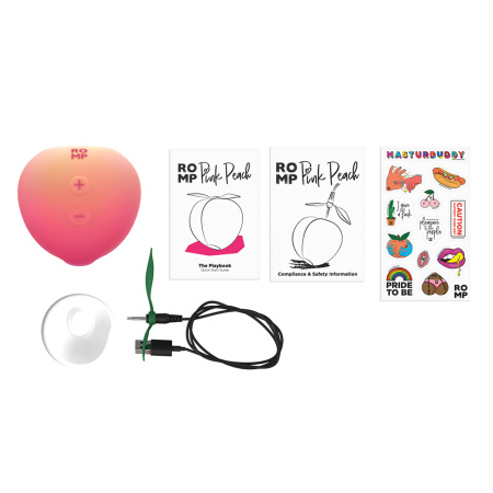 Romp Pink Peach — вакуумный стимулятор в виде персика