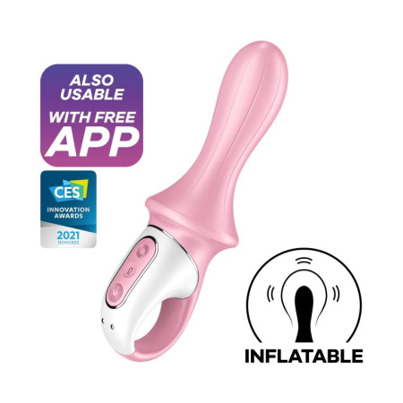 Анальный вибратор с надувающейся головкой Air Pump Booty 5 Satisfyer