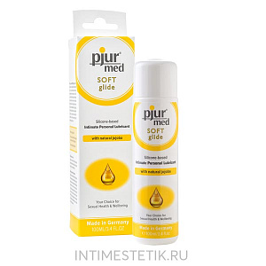 Силиконовая смазка Pjur Med Soft glide с жожоба, 100 мл Силиконовая смазка Pjur Med Soft glide с жожоба, 100 мл