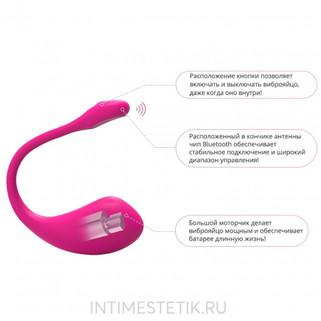 Lovense Lush 2 виброяйцо с дистанционным управлением