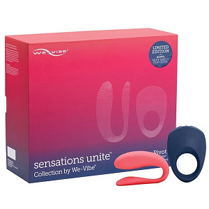 Набор We-Vibe Sensations Unite  вибратор и кольцо эрекционное для пар Набор We-Vibe Sensations Unite  вибратор и кольцо эрекционное для пар