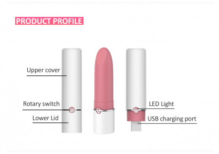 Мини-вибратор Magic Lotos с мобильным приложением