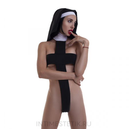 Набор Монашка: боди + головной убор