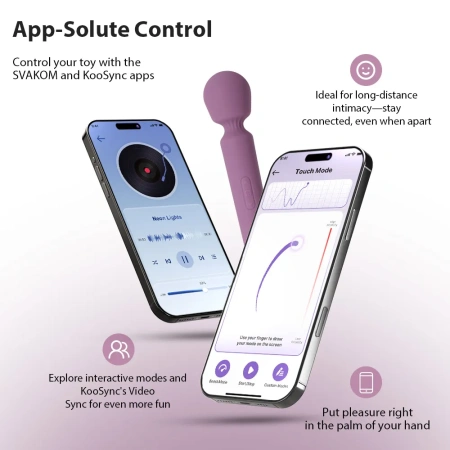 Массажер-Wand SVAKOM Mini Emma Neo