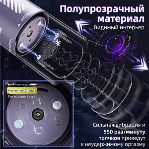 BeYourLover MOMONII Skull Men - мастурбатор с мобильным приложением