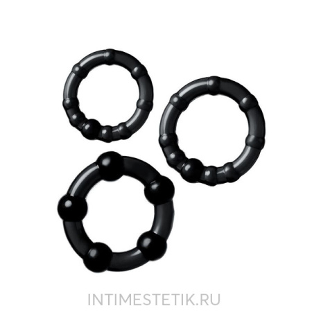 Набор эрекционных колец разного диаметра