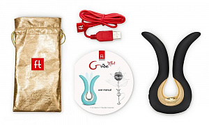 Вибратор с золотым покрытием Gvibe Mini Gold для пар