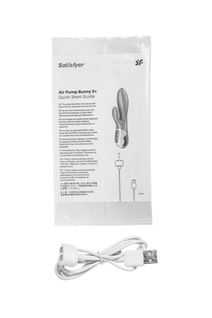 Вибратор с надувающейся головкой Air Pump Bunny 5+ Satisfyer Вибратор с надувающейся головкой Air Pump Bunny 5+ Satisfyer