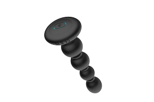 Secwell - анальные бусы с вибрацией и ротацией