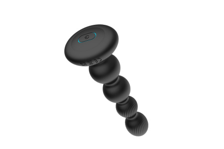 Secwell - анальные бусы с вибрацией и ротацией