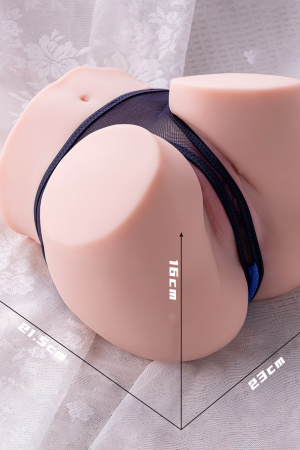 Olga XISE - большой мастурбатор-попка с двумя рабочими каналами и вибрацией