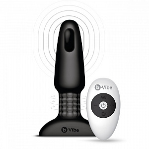 Анальная премиум-пробка с римминг-эффектом B-VIBE RIMMING PLUG