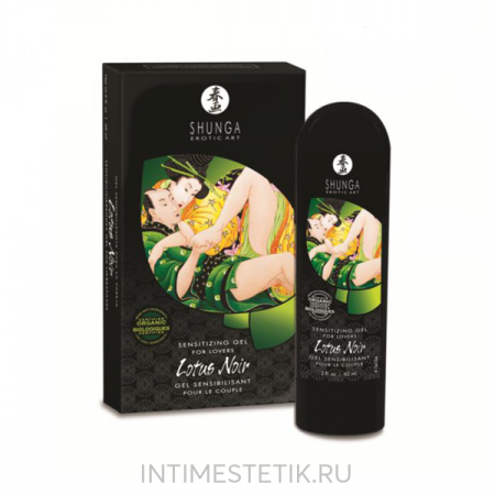 Возбуждающий гель для влюбленных Lotus Noir, 60 мл Возбуждающий гель для влюбленных Lotus Noir, 60 мл