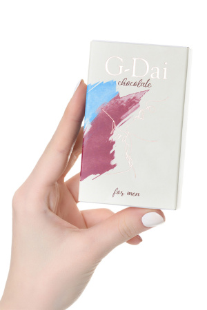 Шоколад с афродизиаками G-DAI для мужчин, 15 г Шоколад с афродизиаками G-DAI для мужчин, 15 г