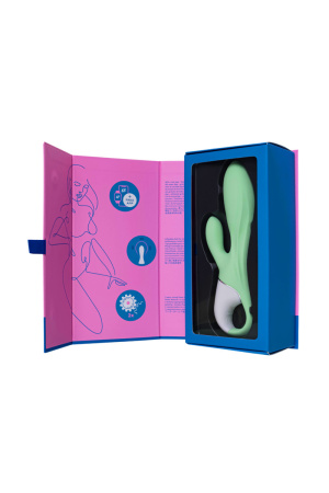 Вибратор с надувающейся головкой Air Pump Bunny 5+ Satisfyer Вибратор с надувающейся головкой Air Pump Bunny 5+ Satisfyer