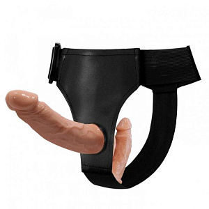 Двусторонний страпон PRETTY LOVE Ultra Passionate Harness Двусторонний страпон PRETTY LOVE Ultra Passionate Harness
