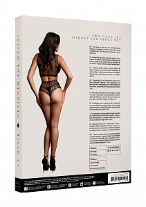 Эротический комплект-сетка Le Desir Duo Net Key-Hole Bra Set (бра + трусики)