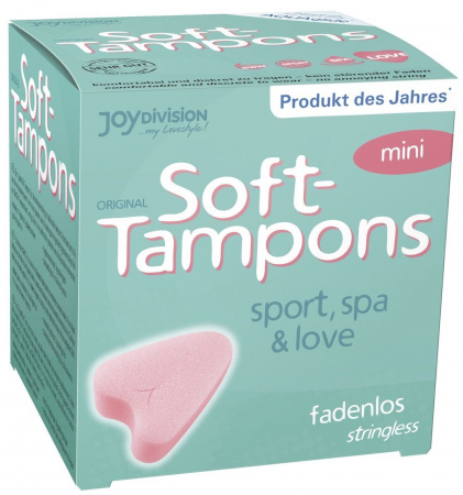Тампоны мягкие JoyDivision Sport, Spa&Love 3шт. mini