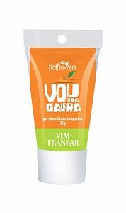 Жидкий вибратор VOU PRA GALERA для двоих с ароматом мандарина