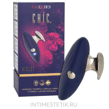 Изящный мини-вибратор на пальцы CHIC VIOLET