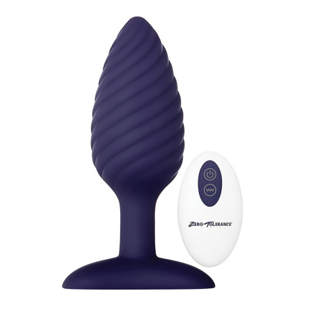 Анальная пробка с вибрацией Zero Tolerance WICKED TWISTER EVOLVED
