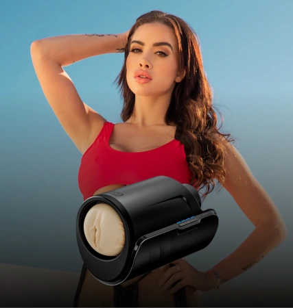 Keon KIIROO + Feel Victoria June - интерактивная станция с функцией фрикций + мастурбатор