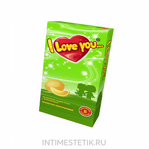 Презервативы "I LOVE YOU" № 12 Презервативы "I LOVE YOU" № 12