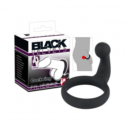 Профилактический (внешний) массажер простаты Black Velvets